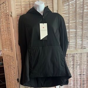 Lululemon WomensBlack Hooded Jacket size 10 new